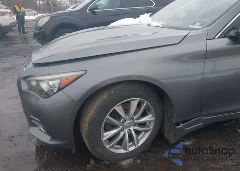 2015 Infiniti Q50 Premium from USA, damaged, VIN JN1BV7AR9FM411062